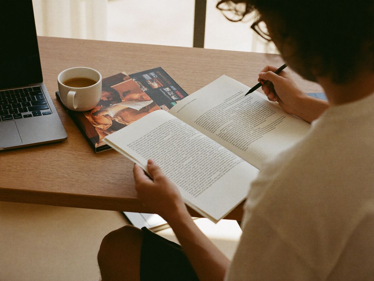 A specialist writing up a brief